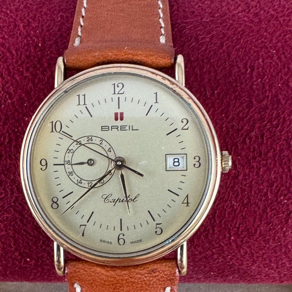 Breil Capitol watch, EBOSA Swiss caliber 700 Movement 24 & 12 Hour Dial